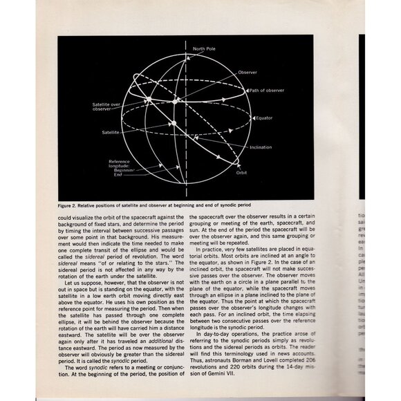 NASA Facts 1968 Orbits & Revolutions Science Series HS Physics NASA GPO - Picture 2 of 4